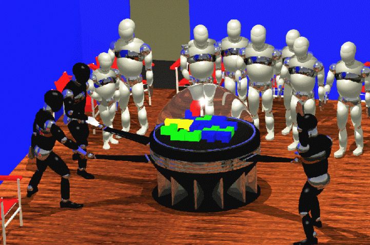 Das FELIX 3D-Display als Spielekonsole